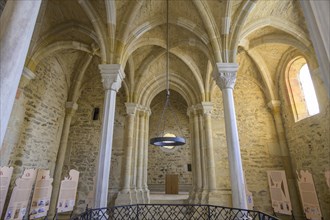 Upper floor Romanesque double chapel