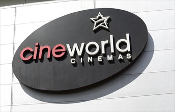 Sign for CineWorld cinemas