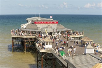 Traditional seaside pier and Pavilion Theatre