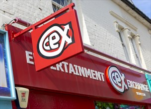 CEX Ltd Entertainment Exchange sign shopfront