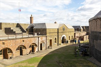 Outer courtyard of Landguard Fort
