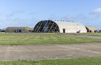 Aircraft hangars for jet fighter military planes