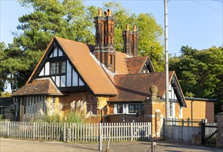 Mock Tudor architecture house