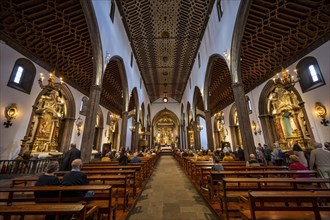 Interior of the pilgrimage church Igreja de Nossa Senhora do Monte