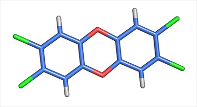 Dioxin Molecule