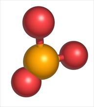 Sulfur Trioxide Molecule