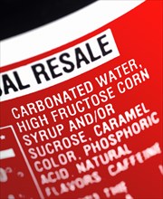 Carbonated Drink Label