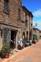 Houses in the historic centre of Sovana