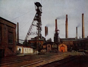 The Thyssen Colliery near Essen