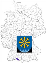 District of Bodenseekreis in Baden-Wuerttemberg