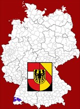 County of Breisgau-Hochschwarzwald in Baden-Wuerttemberg