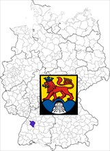County of Calw in Baden-Wuerttemberg