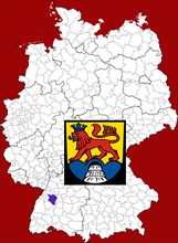 County of Calw in Baden-Wuerttemberg