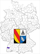 Emmendingen district in Baden-Wuerttemberg