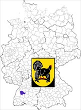 County of Freudenstadt in Baden-Wuerttemberg
