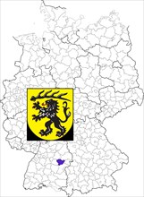 County of Goeppingen in Baden-Wuerttemberg