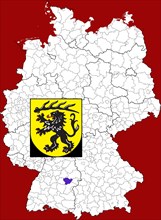County of Goeppingen in Baden-Wuerttemberg