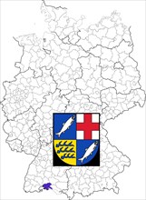 County of Constance in Baden-Wuerttemberg