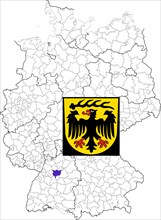 County of Ludwigsburg in Baden-Wuerttemberg