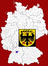 County of Ludwigsburg in Baden-Wuerttemberg