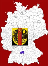 Ostalbkreis district in Baden-Wuerttemberg