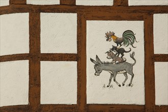 Painting of the Bremen Town Musicians