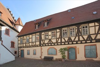 Inner courtyard of the winery in Michelstadt