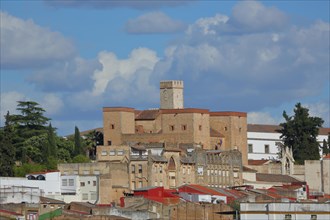 View of Alcazaba with Museo Arqueologico Provincial in Badajoz