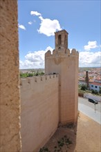 Torre de Espantaperros at the Alcazaba city fortifications in Badajoz