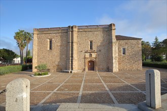 Gothic building Ermita de nuestra senora de la antigua in Badajoz