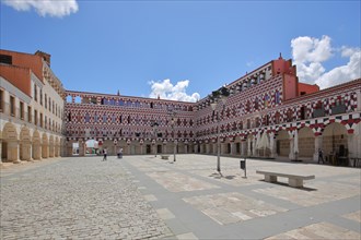 Plaza Alta with Casas Coloradas in Badajoz