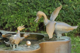 Duck fountain in Eltville
