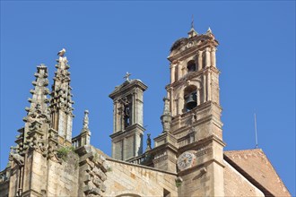 Towers of the Renaissance Catedral built 14 century in Plasencia