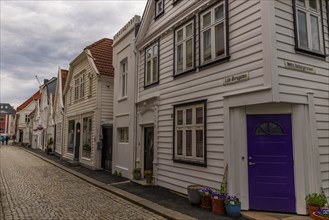 Street in the old town of Bergen