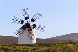 Typical windmill on Fuerteventura