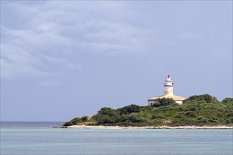 Lighthouse on the island of Alcanada