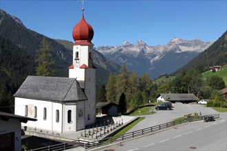 Maria Schnee pilgrimage church in Bschlabs in the upper Lechtal valley