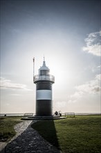 Black and white lighthouse