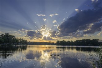 Sunset at Hejtman Pond