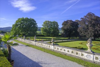 Baroque park of the chateau