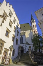 Alley in the Old Town and St. Vitus Church