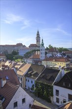 View of the old town and tower Zamecka vez