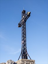 Franz Josef Cross on the Mountain Peak