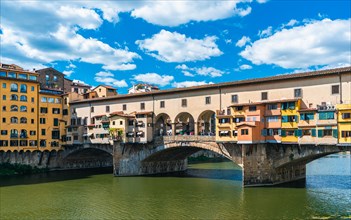 Ponte Vecchio Bridge over Arno River