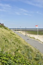 Promenade by the sea in Wittduen