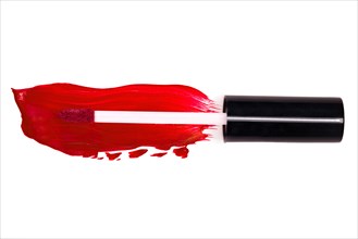 Liquid lipstick isolate on a white background