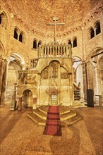 Interior view of the Church of the Holy Sepulchre