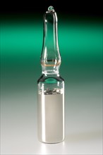 Elemental Rubidium in a Glass Ampoule Under Argon