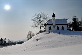 Hubertus Chapel near Scheidegg