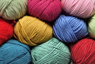 Balls of Colorful Yarn